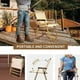 thumbnail image 3 of Silla Kermit Plegable Portátil Camping Apoya Brazos Beige, 3 of 3