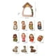 thumbnail image 5 of 12 Piezas de Belén, Esculturas de Resina Religiosas para Decoración Navideña, 5 of 6