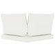 thumbnail image 5 of Conjunto de Cojines para Sofá Pallet Casafoyer en Tela Blanca Crema, 3 piezas, 5 of 5