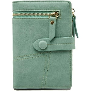 Veat00L - Billetera De Mujer, Billetera De Cremallera Corta, Gran Capacidad, Bolso De Tarjeta Portátil, Regalos Para Niñas Y Mujeres, Moda Y Elegancia