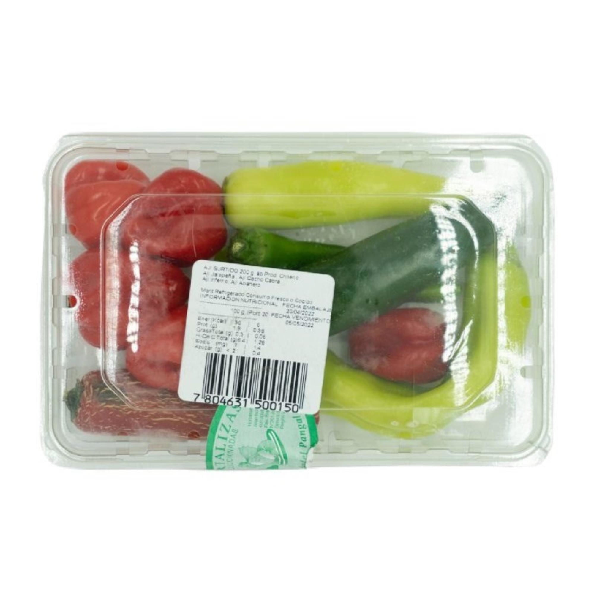 Ají Surtido Bandeja 200 g