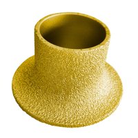 Magideal - Disco Abrasivo Para Muela De Hormigón, Lado Francés, Herramienta De Biselado Con Cabezal De Molienda De 3 Pulgadas Y 75Mm Para Accesorios De Amoladora 40Mm