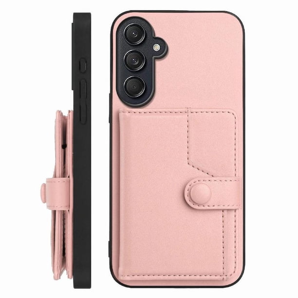 FOXDOCK Funda para SAMSUNG Galaxy C55 5G con Bloqueo RFID - Diseño Elegante con Cierre de Botón