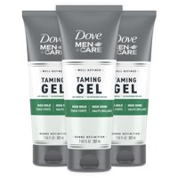 Gel De Peinado Dove Men + Care Strong Hold 200 Ml (Paquete De 3)