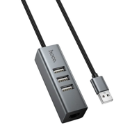 Hoco. - Adaptador Hub 4 Puerto Usb 2.0 Hoco Hb1A