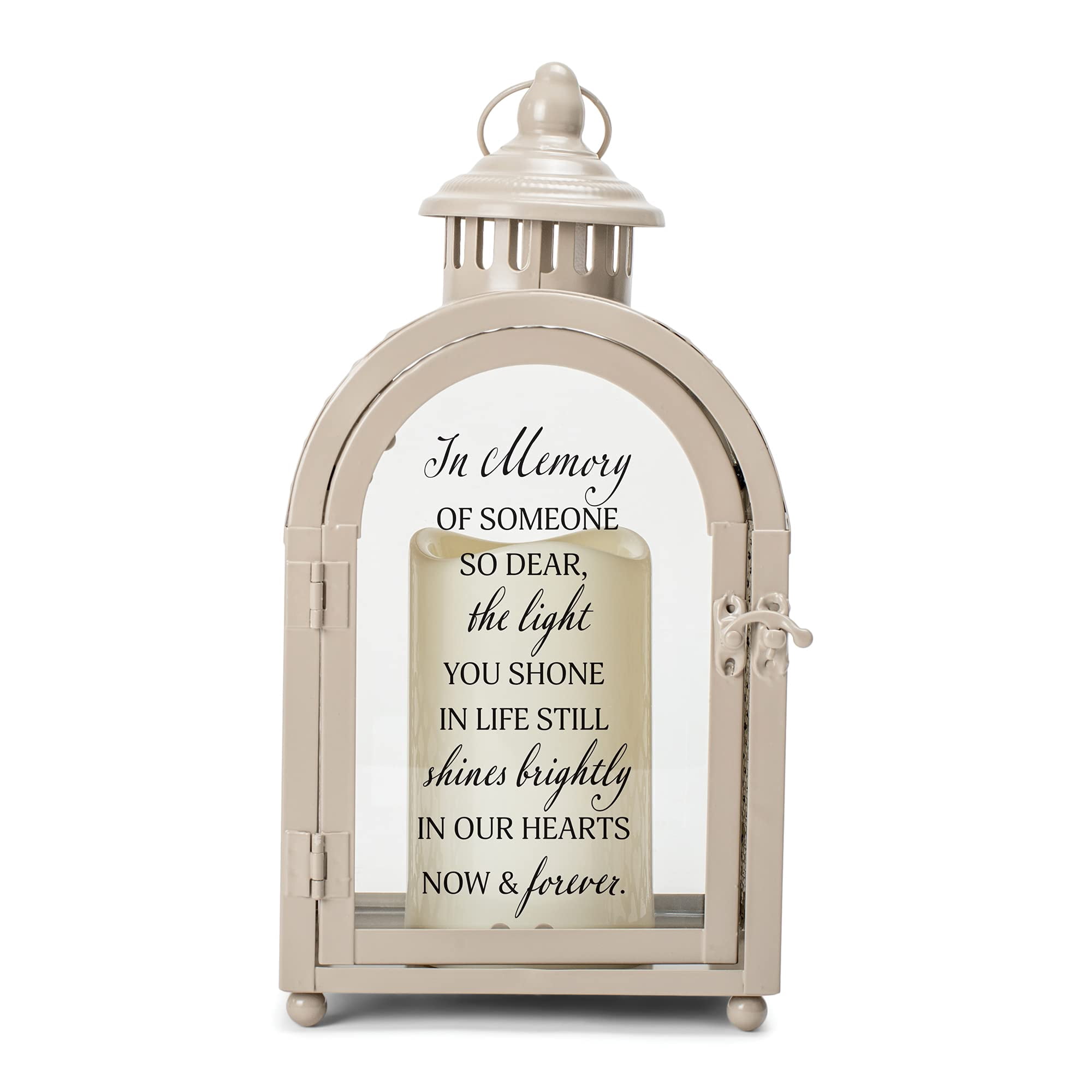 Farol Con Forma De Vela Elanze Designs In Memory, 42 X 19 X 15 Cm, Metal