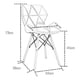 thumbnail image 4 of Set 2 Sillas Radar Ecocuero - Negro, 4 of 4