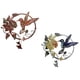 thumbnail image 2 of 2x Metal Bird Wall Sculpture Arte Colgando Interior Outdoor Home Garden Decors, 2 of 5