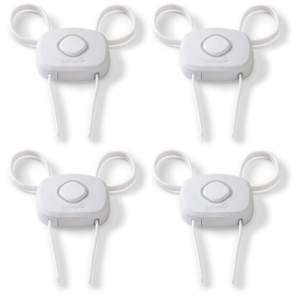 Safety 1st OutSmart™ Flex Lock, paquete de 4, blanco