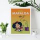 thumbnail image 4 of Mafalda Kits de Pintura de Diamantes para Adultos 5D DIY Diamond Art Kits Full Drill Diamond Dots para Regalo Decoración de Pared y Relajación Artes de Gemas 30*40cm, 4 of 6