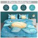 thumbnail image 5 of Squi_rtle Print Bedding Set Pattern Duvet Cove Set 3 Pieces 1 Quilt Cover And 2 Pillowcases for Women Men Teens, 5 of 5