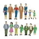 thumbnail image 3 of 14 Piezas Escala 1:25 HO Figuras De Personas En Color Modelo Tren Dise?o Ferroviario, 3 of 6