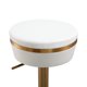 thumbnail image 5 of Taburete TOV Furniture Astro redondo tapizado ajustable, 5 of 9