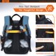 thumbnail image 3 of Mochila para herramientas KSIBNW Heavy Duty para hombre con 45 bolsillos, color negro, 3 of 6