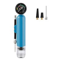 Magideal - Bomba De Bola Con Manómetro, Bomba Manual, Pelota De Yoga, Ligera, Resistente A La Lluvia, Accesorios Deportivos, Bomba De Voleibol, Bomba De Fútbol Azul