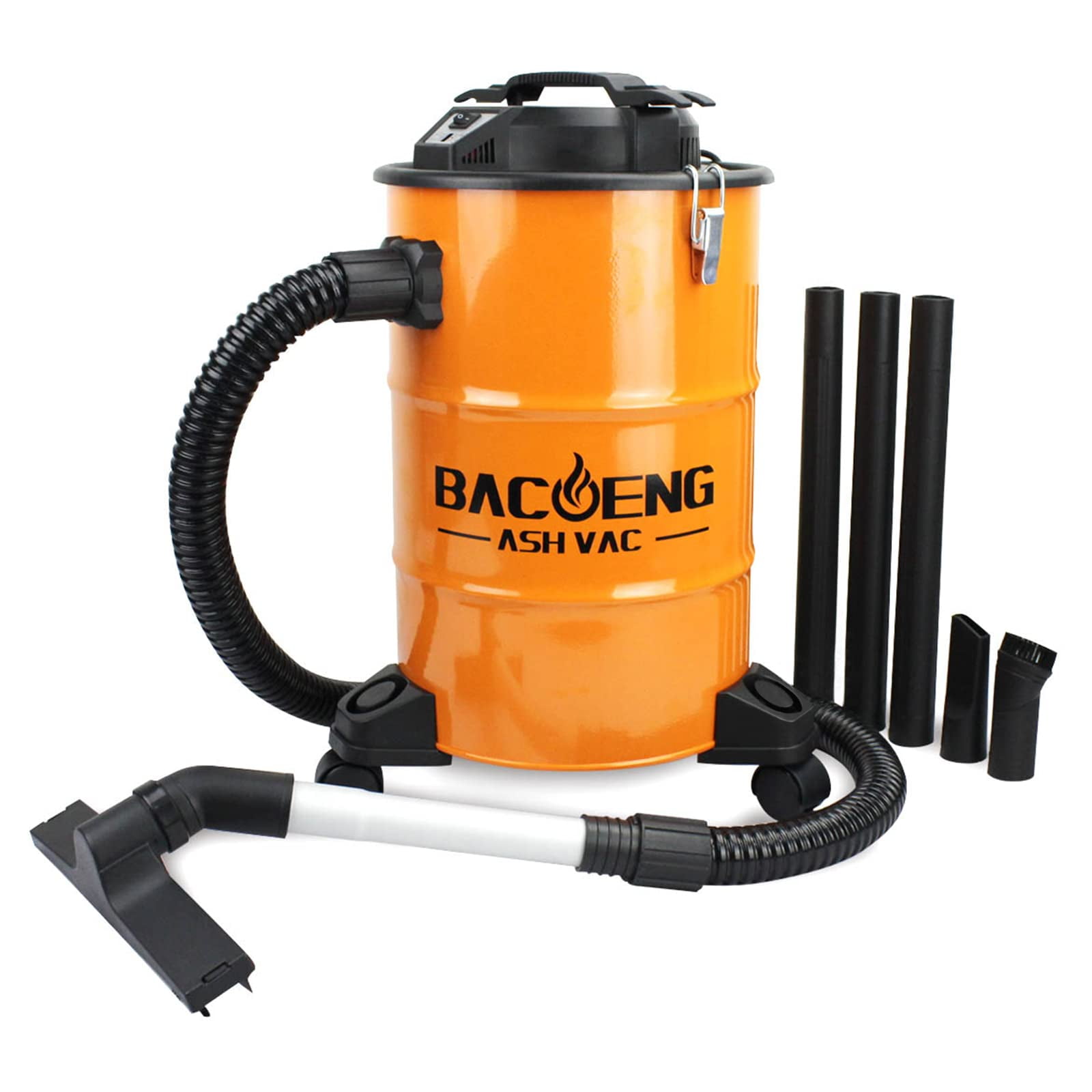 Aspiradora De Cenizas Bacoeng Ash200l 20l Con Aspiración Y Filtración De 1200 W