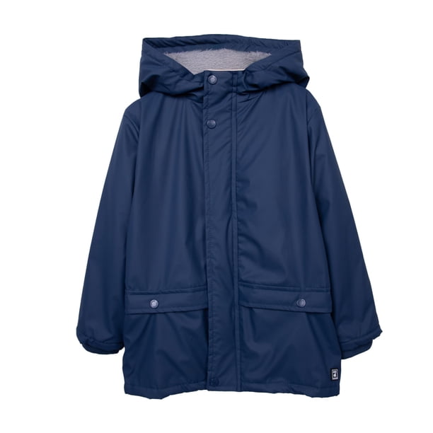 Chaqueta Niño Impermeable Forrada Azul