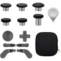 Genérico - 13 In 1 Metal Thumbsticks For Xbox One Elite Series 2 And Elite Series 2 Core - Gaming Controller Accessory Kit Including 6 Swap Joysticks, 4 Paddles, 2 D-Pads, 1 Tool-Negro