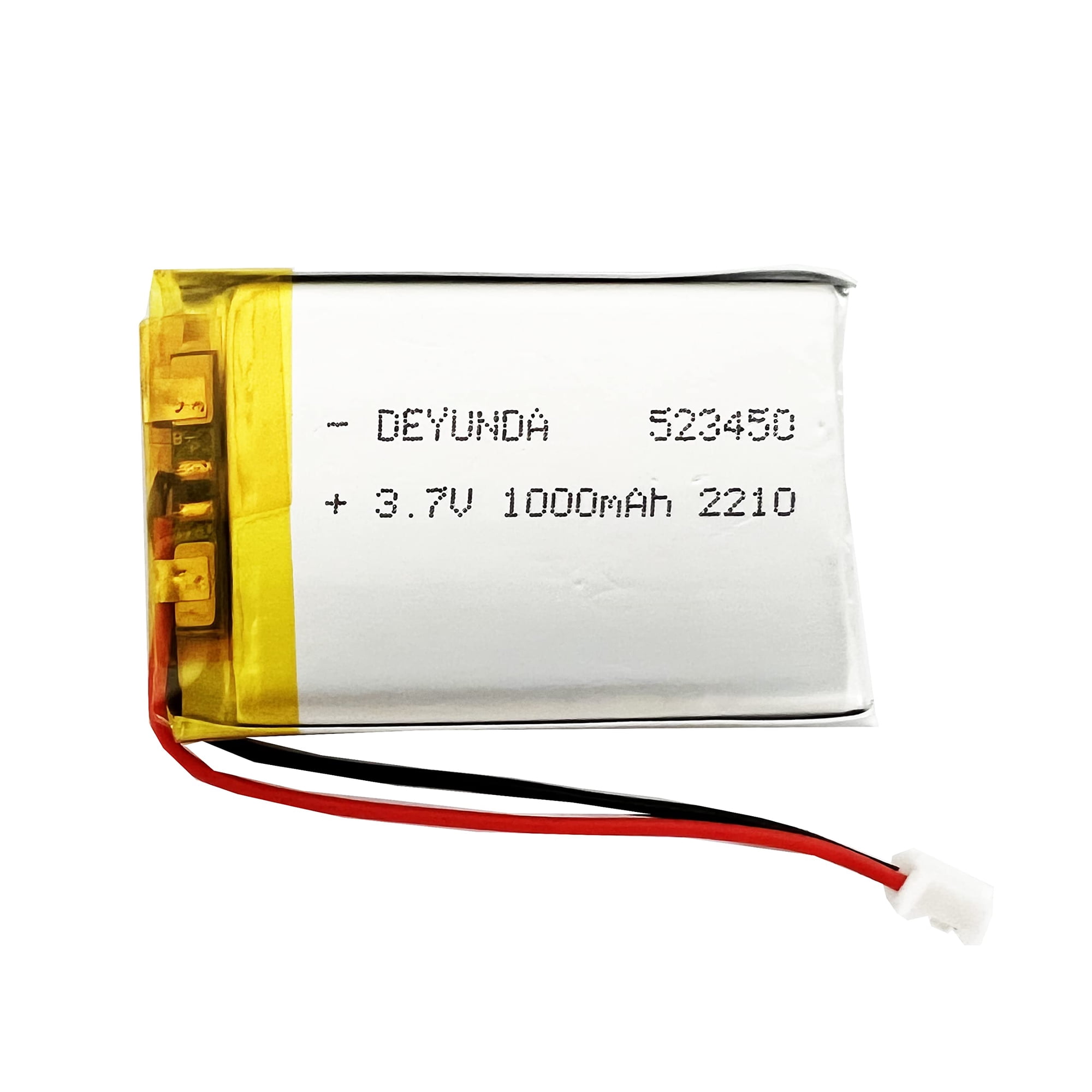 Batería Fithood 523450 3.7v 1000mah Li-po Con Conector Jst