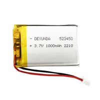 Batería Fithood 523450 3.7V 1000Mah Li-Po Con Conector Jst