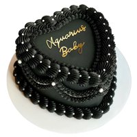 Adorno Para Tartas, Adorno Para Cumpleaños Del Zodiaco Acuario, Cutylight