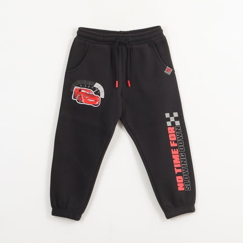 Pantalón De Buzo Niño Rayo Mcqueen Cars Gris Disney