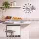 thumbnail image 2 of Reloj de pared Timelike para cocina con forma de cuchara y tenedor de acero inoxidable, 2 of 2