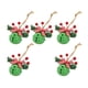thumbnail image 5 of 5x Campanas De Navidad Multiusos Con Estrella Recortada Para Guirnalda De Ventana Navidad Verde 4cm, 5 of 5