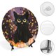 thumbnail image 4 of Plato Decorativo de Porcelana Desmarcar Fiesta del Gato Negro 15 cm, 4 of 6