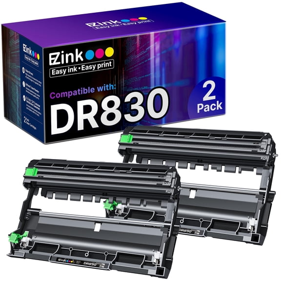 Unidad de batería de repuesto compatible con tinta E-Z para Brother DR830