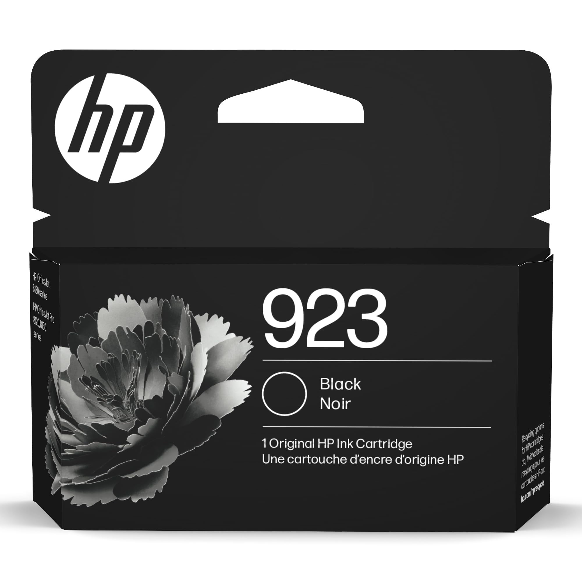 Cartucho De Tinta Negra Hp 923 | Compatible Con Officejet Serie 8120 Y Officejet Pro Serie 8130 | Compatible Con Instant Ink | 4k0t3ln