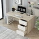 thumbnail image 2 of Escritorio Pata Metal Oficina Cajon 120x50x74cm Homer Design Madera, 2 of 6