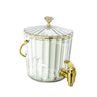 Bothyi - Dispensador De Bebidas De 2L Con Tarro De Jugo Spigot Para Jugo, Limonada, Refrigerador, Transparente