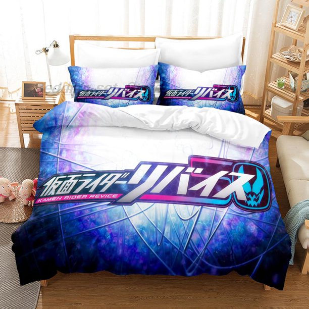 Kamen Rider REVICE Bedding Set Bed Set Aldult Kid Bedroom Duvetcover Sets Game