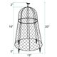 thumbnail image 2 of Campanas de Jardín TAOMENNI Paquete de 6 33 cm x 51 cm Negro, 2 of 8