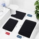 thumbnail image 2 of Buganda Memory Foam Bath Mat 30 x 20, Ultra Soft Absorbent Black, 2 of 3