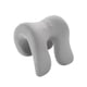 thumbnail image 4 of Almohada para reposacabezas para el cuello, almohada para siesta, ligera, multiusos para adultos, cómoda, cojín extraíble de espuma viscoelástica para Gris claro sólido, 4 of 5