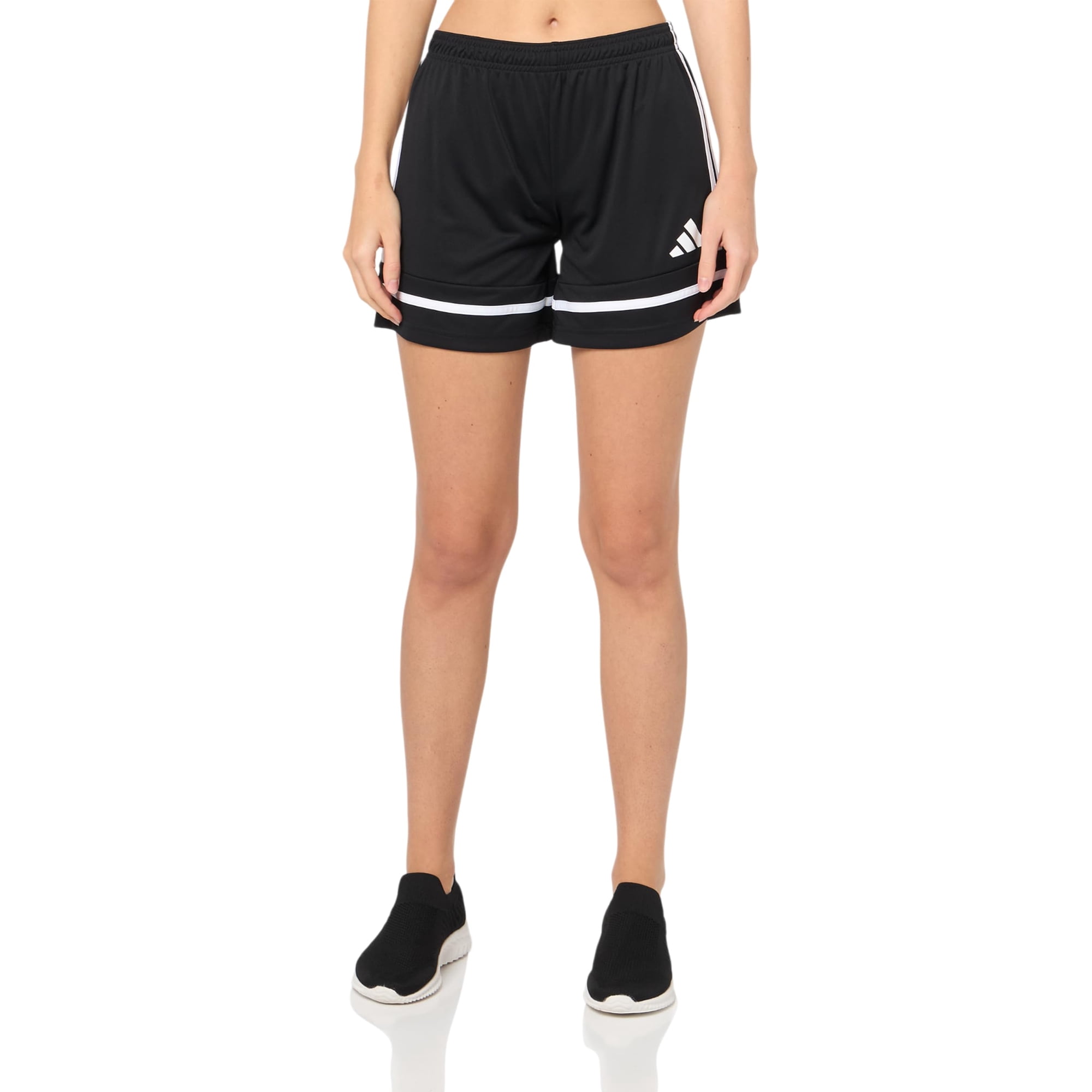 Pantalones Cortos Adidas Squadra Para Mujer Negro/negro/blanco Talla M