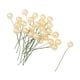thumbnail image 5 of Forma de bola de espuma Flor artificial Decoraciones de Navidad Adornos de espuma amarillo claro, 5 of 5