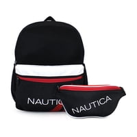 Nautica - Mochila Stark + Banano Kappa Negro