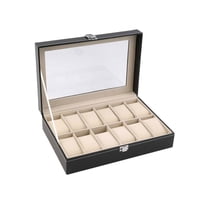Mundo Online - Caja Estuche Organizador De 12 Relojes De Lujo