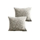 thumbnail image 2 of Pack De 2 Fundas De Cojin Chenille Gris, 2 of 3