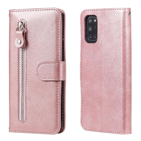 Gangxun - Funda Con Cremallera Para Oppo A52/A72/A92, Carcasa Cartera De Cuero Pu Con Soporte Y Tarjetero