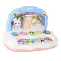 Magideal - Juguete De Animales Interactivos Para Bebés Con Música, Juguete Montessori De Aprendizaje Musical Para Niños Pequeños Para Niñas, Niños, Niños , Azul