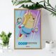 thumbnail image 4 of Perros en el Espacio Kits de Pintura de Diamantes para Adultos 5D DIY Diamond Art Kits Full Drill Diamond Dots para Regalo Decoración de Pared y Relajación Artes de Gemas 20*30cm, 4 of 6