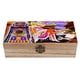 thumbnail image 1 of Piedra, Papel o Tijera Caja Organizadora de Madera Rústica - Caja Decorativa Multifuncional para Escritorio, Hogar, Oficina, Joyas y Manualidades, 1 of 6