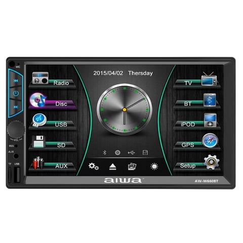 Aiwa - Radio Auto 2 Din Mirrorlink Touch De 7'' W660Bt