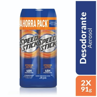 Pack Desodorante En Spray Xtreme Tech Ultra 91G C/U 1 Un Speed Stick