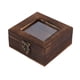 thumbnail image 2 of Vitrina De Exhibición De Muestras, Diseño Retro, Caja De Almacenamiento De Joyas De Madera Multifuncional, 10 Cm X 10 Cm X 4,5 Cm, 2 of 3