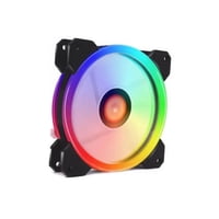 Genérico - Ventilador Cooler Pc Luz Led Rgb 12Cm Multicolor
